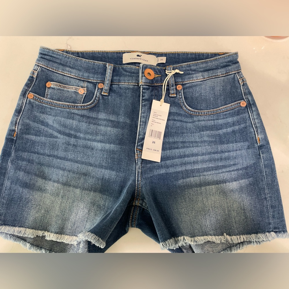 Vineyard Vines cutoff women shorts size 26 NEW with tags